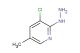 3-chloro-2-hydrazinyl-5-methylpyridine