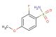 2-fluoro-4-methoxybenzenesulfonamide