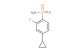 4-cyclopropyl-2-fluorobenzenesulfonamide