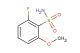 2-fluoro-6-methoxybenzenesulfonamide