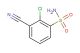 2-chloro-3-cyanobenzenesulfonamide