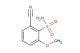 2-cyano-6-methoxybenzenesulfonamide