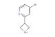 2-(azetidin-3-yl)-4-bromopyridine