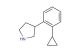 3-(2-cyclopropylphenyl)pyrrolidine