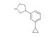 3-(3-cyclopropylphenyl)pyrrolidine