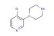 1-(4-bromopyridin-3-yl)piperazine