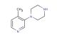 1-(4-methylpyridin-3-yl)piperazine