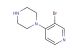 1-(3-bromopyridin-4-yl)piperazine