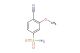4-cyano-3-methoxybenzenesulfonamide