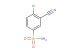 4-chloro-3-cyanobenzenesulfonamide