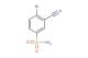 4-bromo-3-cyanobenzenesulfonamide