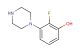 2-fluoro-3-(piperazin-1-yl)phenol