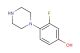 3-fluoro-4-(piperazin-1-yl)phenol