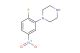 1-(2-fluoro-5-nitrophenyl)piperazine