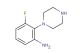 3-fluoro-2-(piperazin-1-yl)aniline