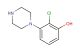 2-chloro-3-(piperazin-1-yl)phenol