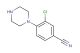3-chloro-4-(piperazin-1-yl)benzonitrile