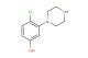4-chloro-3-(piperazin-1-yl)phenol