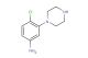 4-chloro-3-(piperazin-1-yl)aniline