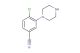 4-chloro-3-(piperazin-1-yl)benzonitrile
