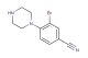 3-bromo-4-(piperazin-1-yl)benzonitrile