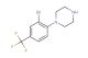 1-(2-bromo-4-(trifluoromethyl)phenyl)piperazine