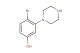 4-bromo-3-(piperazin-1-yl)phenol