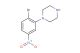1-(2-bromo-5-nitrophenyl)piperazine