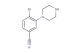 4-bromo-3-(piperazin-1-yl)benzonitrile