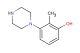 2-methyl-3-(piperazin-1-yl)phenol