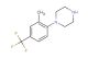 1-(2-methyl-4-(trifluoromethyl)phenyl)piperazine