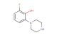 2-fluoro-6-(piperazin-1-yl)phenol
