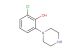 2-chloro-6-(piperazin-1-yl)phenol