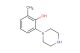 2-methyl-6-(piperazin-1-yl)phenol