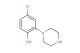 4-chloro-2-(piperazin-1-yl)phenol