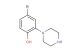 4-bromo-2-(piperazin-1-yl)phenol