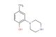4-methyl-2-(piperazin-1-yl)phenol