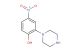 4-nitro-2-(piperazin-1-yl)phenol
