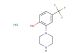 2-(piperazin-1-yl)-4-(trifluoromethyl)phenol hydrochloride