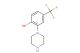 2-(piperazin-1-yl)-4-(trifluoromethyl)phenol