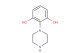2-(piperazin-1-yl)benzene-1,3-diol