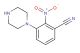 2-nitro-3-(piperazin-1-yl)benzonitrile