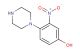 3-nitro-4-(piperazin-1-yl)phenol