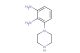 3-(piperazin-1-yl)benzene-1,2-diamine