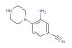 3-amino-4-(piperazin-1-yl)benzonitrile