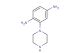 2-(piperazin-1-yl)benzene-1,4-diamine