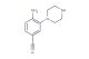 4-amino-3-(piperazin-1-yl)benzonitrile