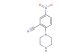 5-nitro-2-(piperazin-1-yl)benzonitrile