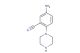 5-amino-2-(piperazin-1-yl)benzonitrile