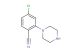 4-chloro-2-(piperazin-1-yl)benzonitrile
